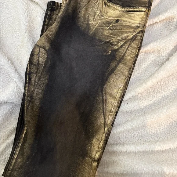 ✨ROBIN’s JEANS Gold and Black Men's - Picture 5 of 5